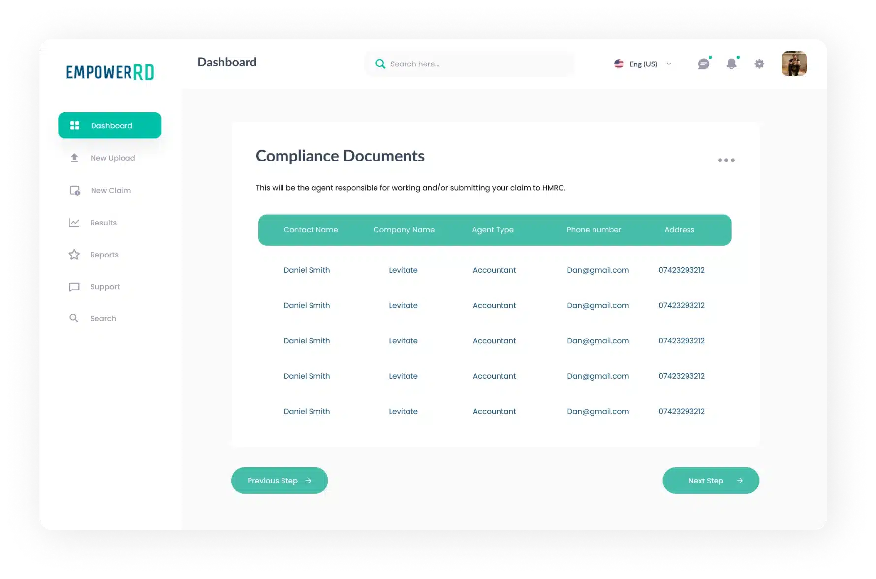 Compliance-Document-EmpowerRD-Claim-Platform