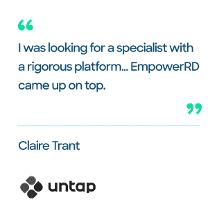 Untap testimonial