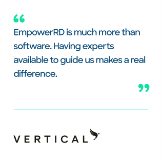 Vertical testimonial