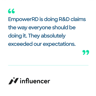 Influencer testimonial